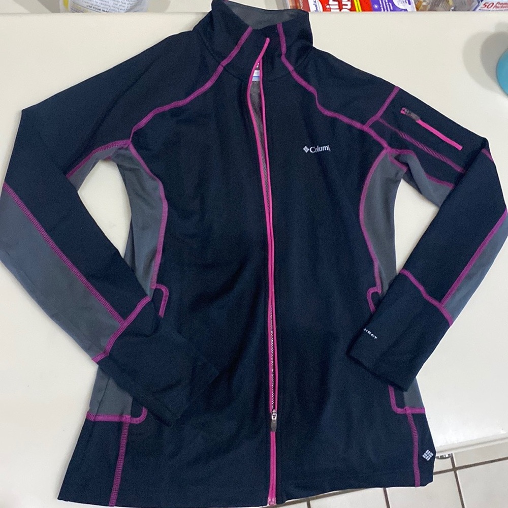 Columbia Women's Black and Pink Jacket